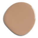 A brown paint blob